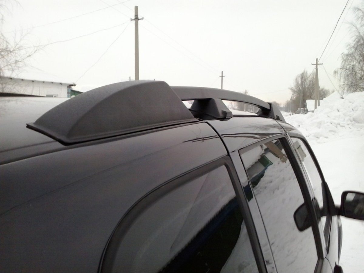 Багажник 2123 chevy Niva на крышу 2 поперечины черные