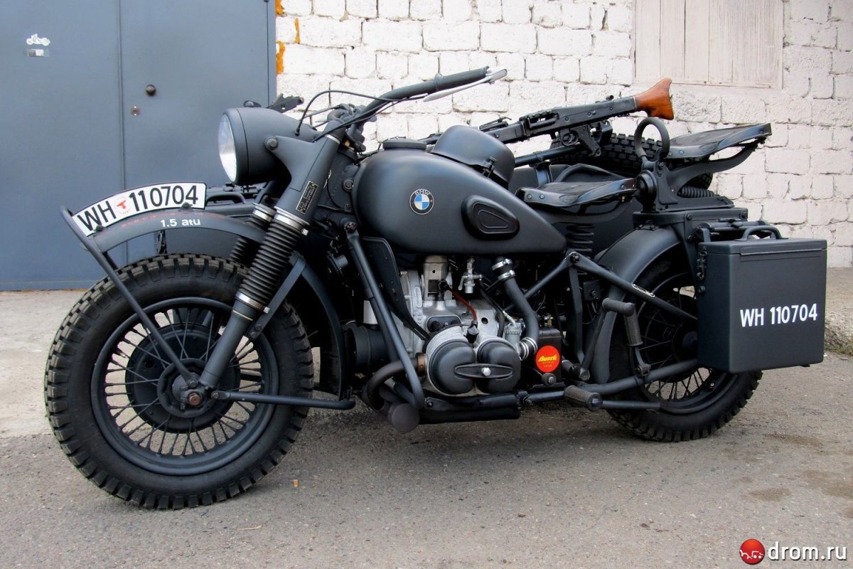 Мотоцикл вермахта BMW r75