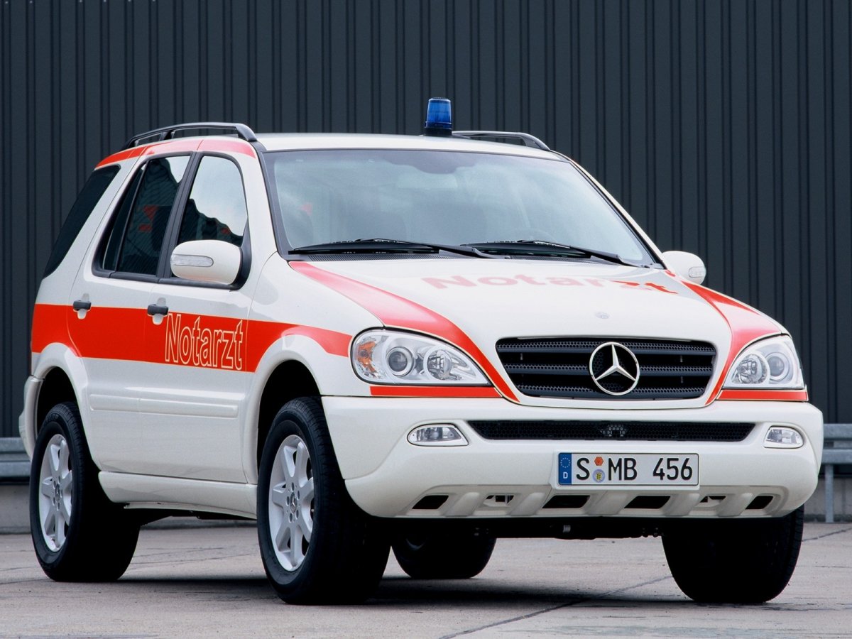 Mercedes w163 полиция