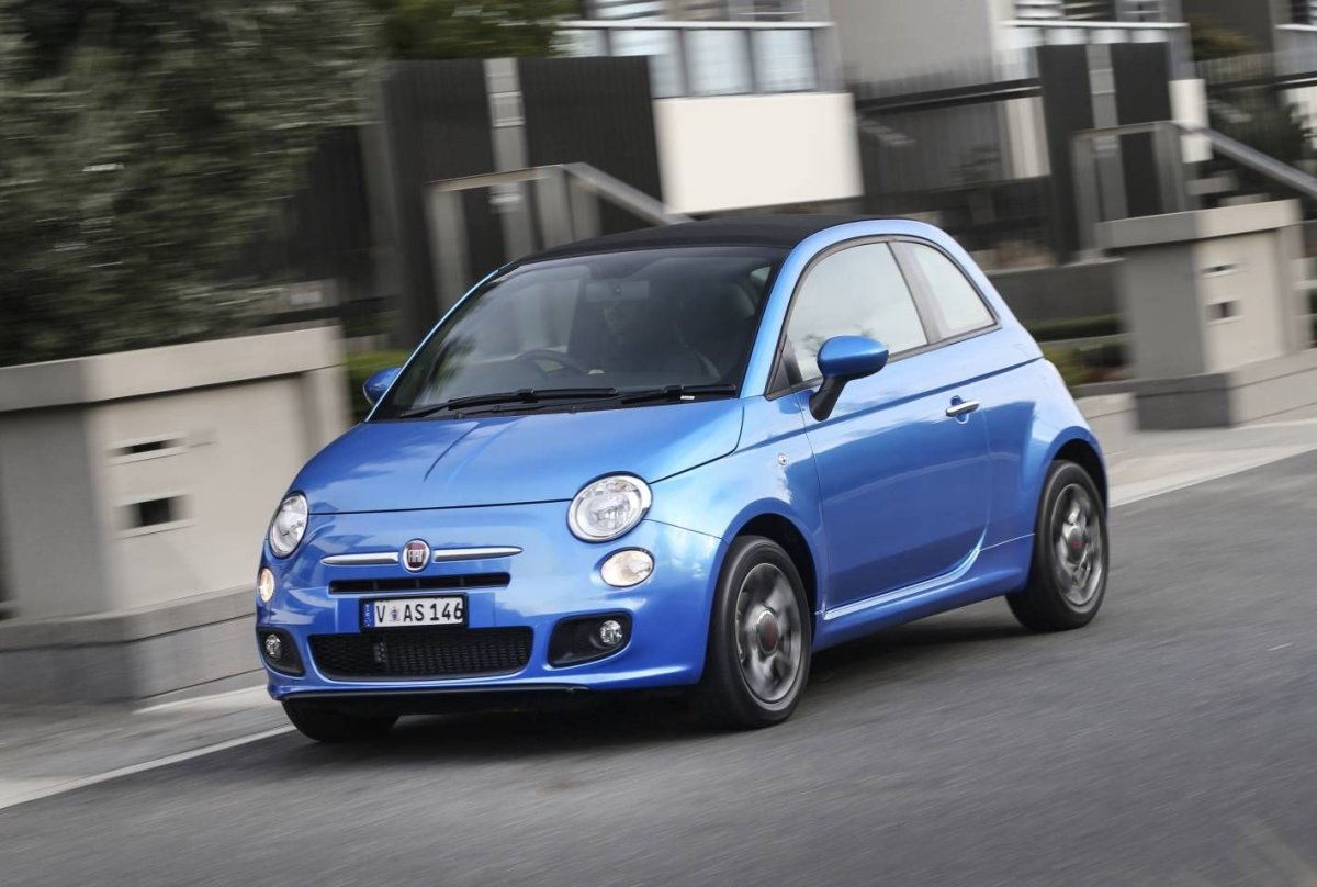 Fiat 500 Blue