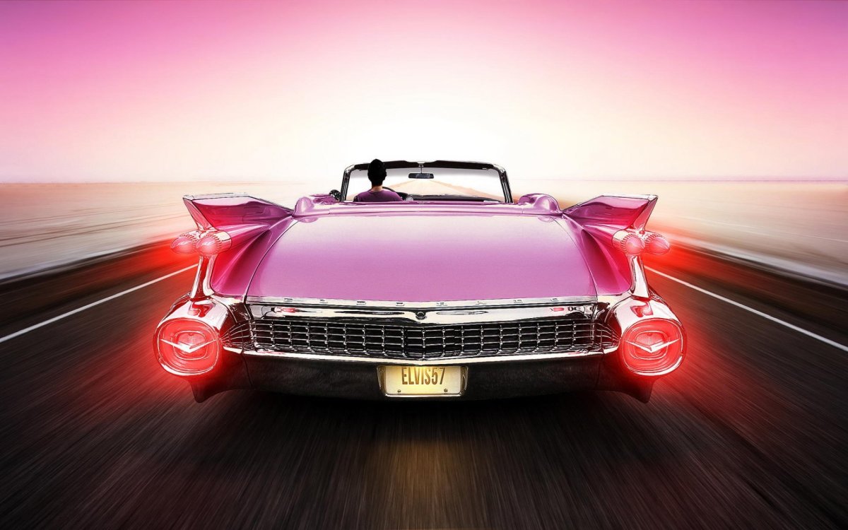 Cadillac Eldorado розовый