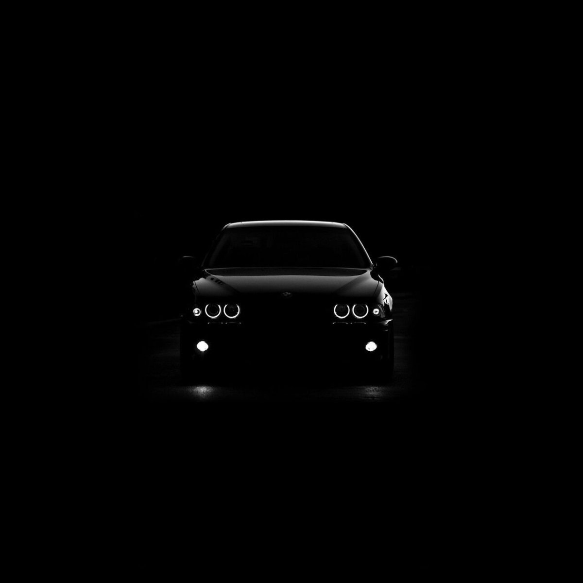 BMW e39 в темноте