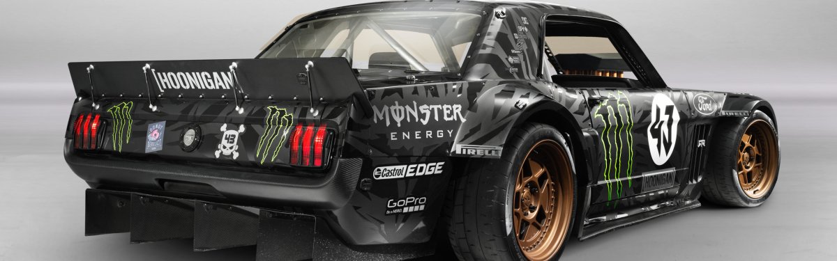 Ford Mustang Hoonicorn RTR 1965 (Gymkhana 7/Climbkhana: Pikes Peak) Кена блока