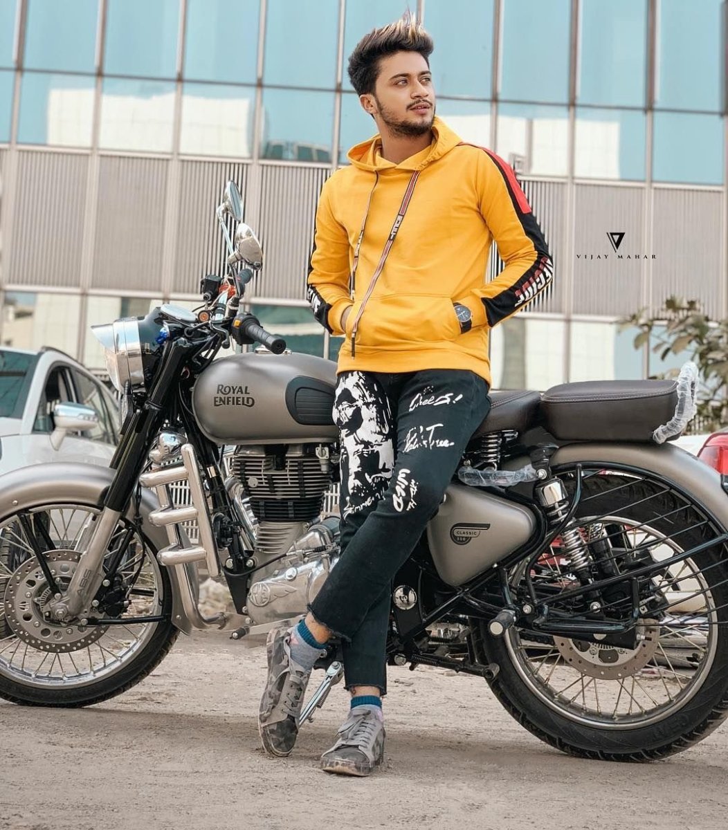 Khan on Bike