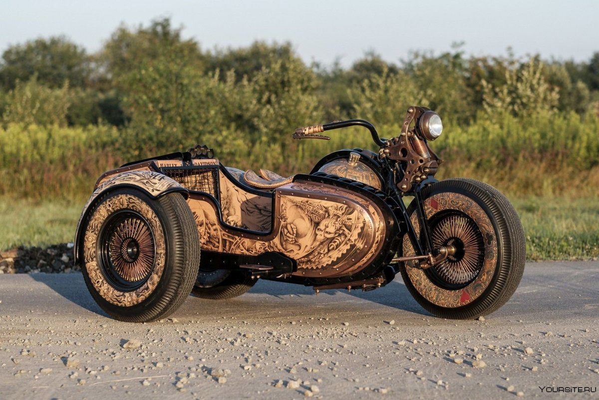 Мотоцикл Урал боббер с коляской