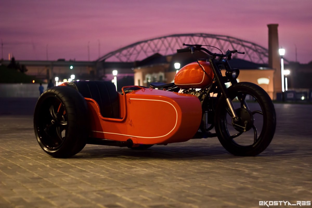 Урал Bobber с коляской