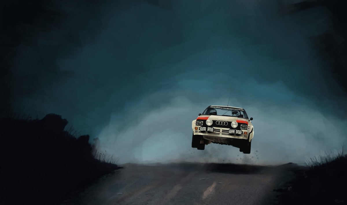Audi quattro s1 Jump