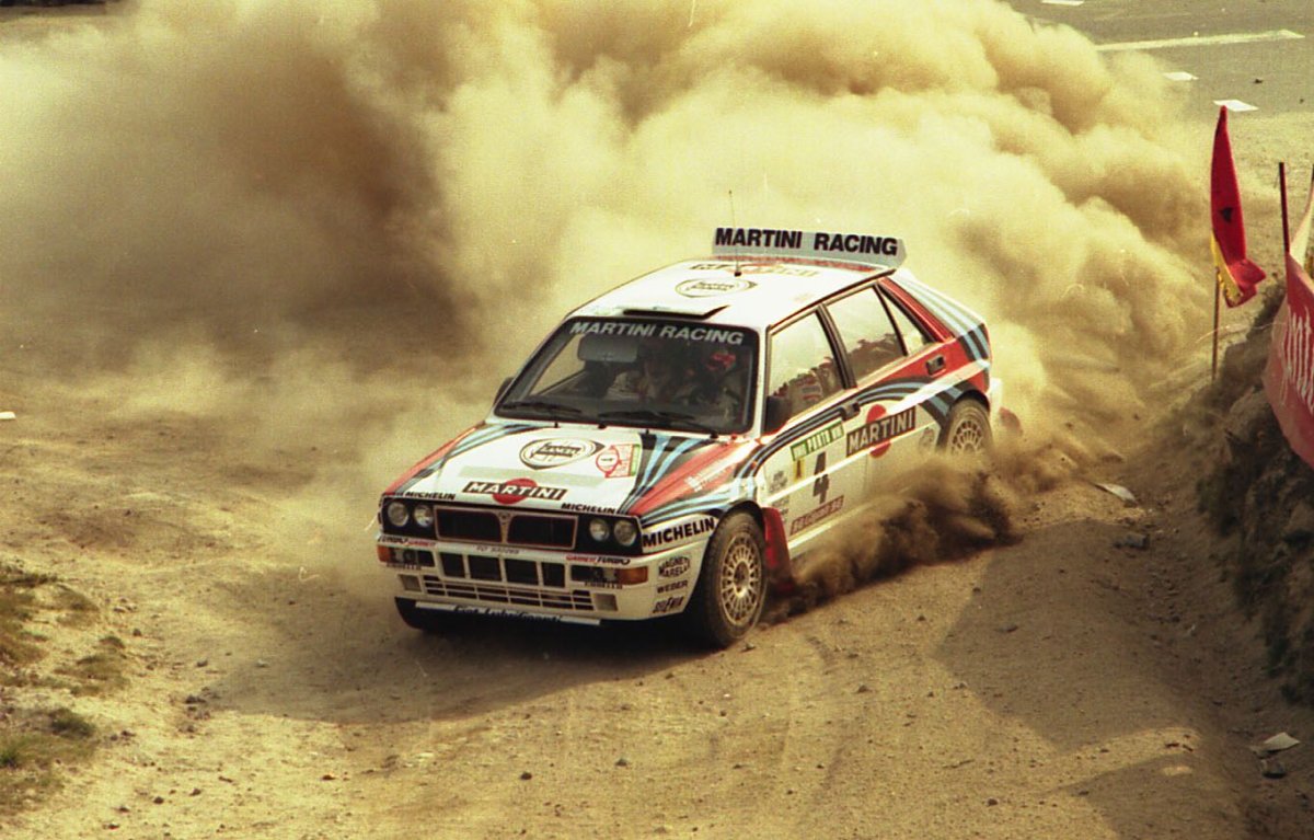 Lancia Delta integrale Rally Group b