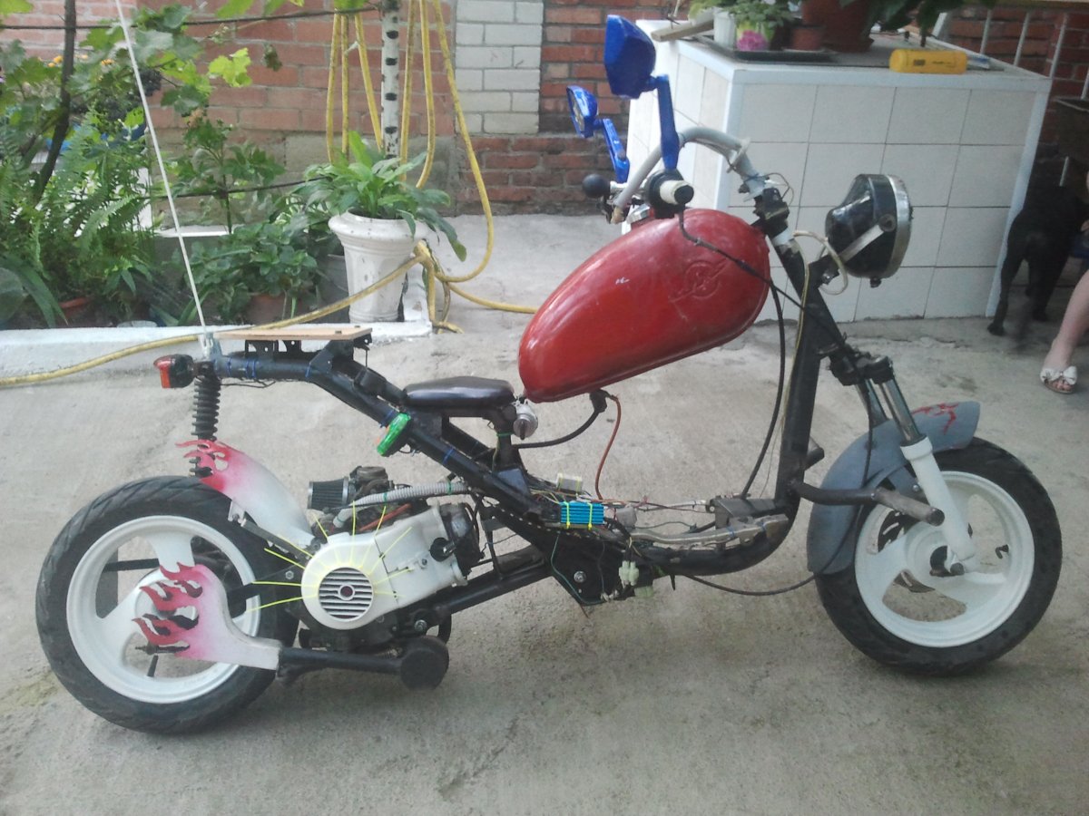 Самоделки с двигателем QMB 139