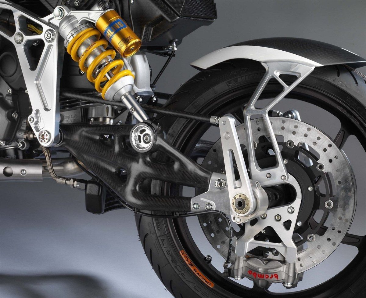 Мотоцикл Bimota tesi вилка