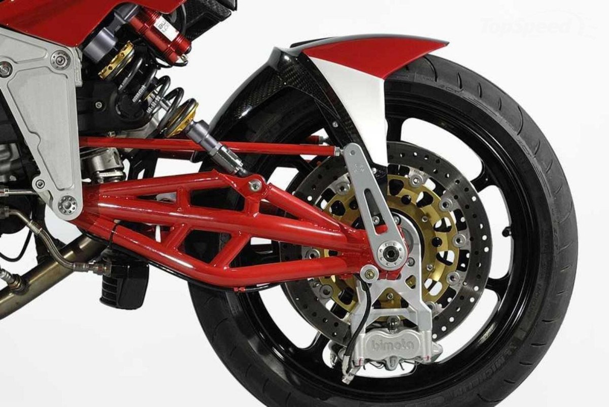 Мотоцикл Bimota tesi вилка