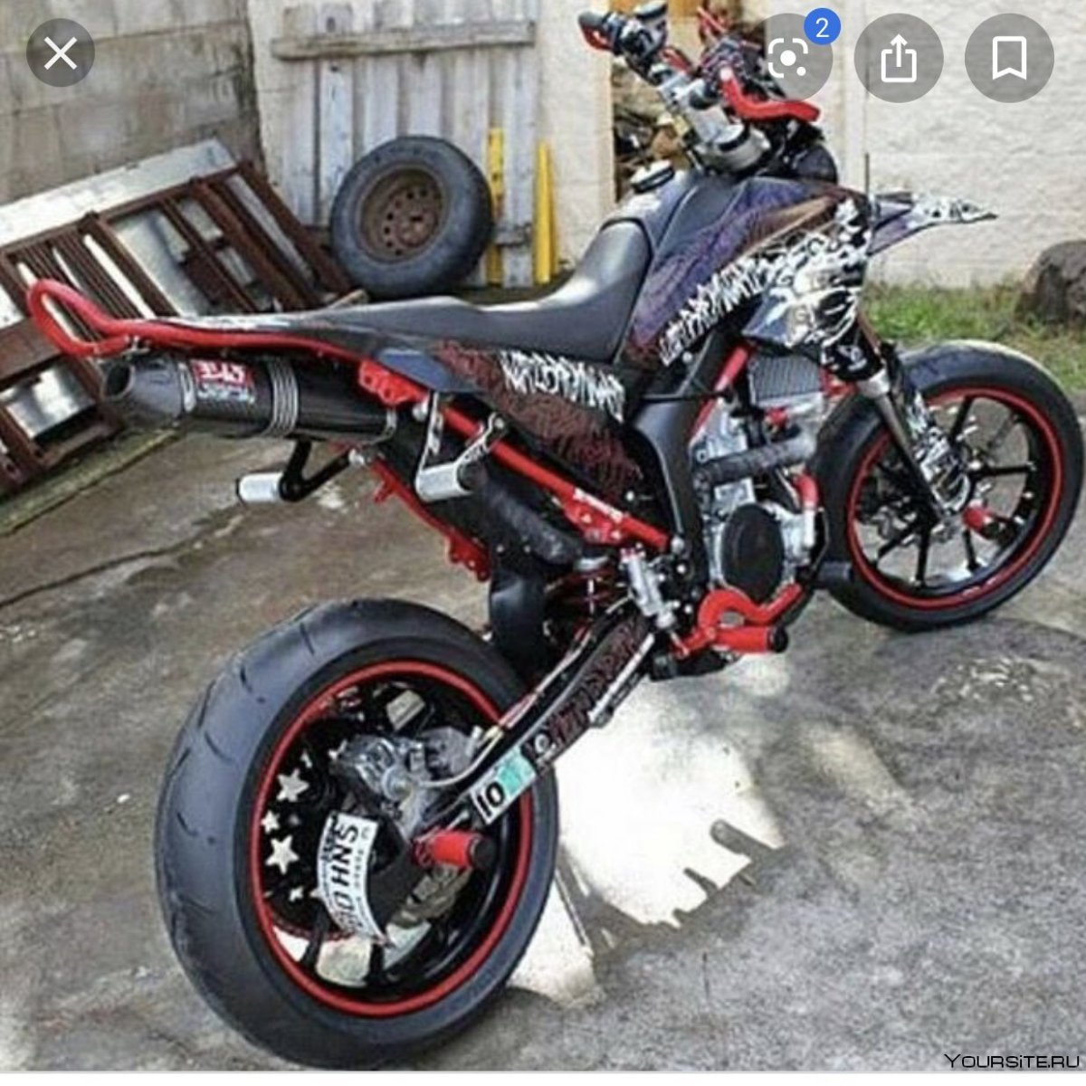 Мотард под стант