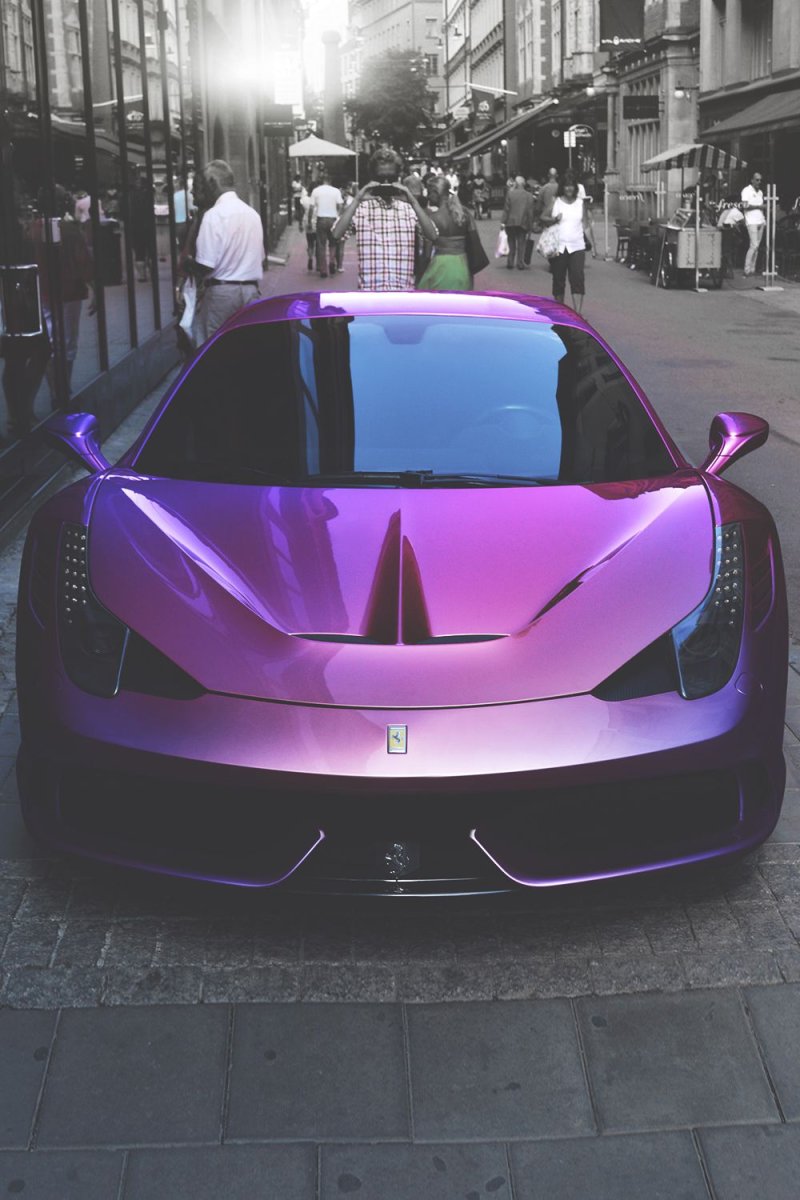 Феррари 458 Purple