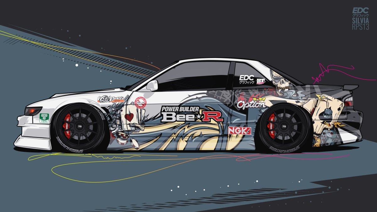 Nissan Silvia s13 livery