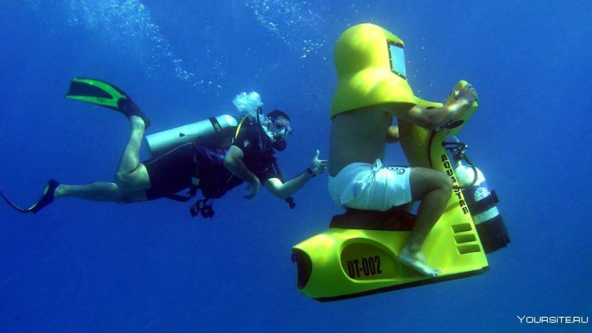 Подводный скутер для дайвинга