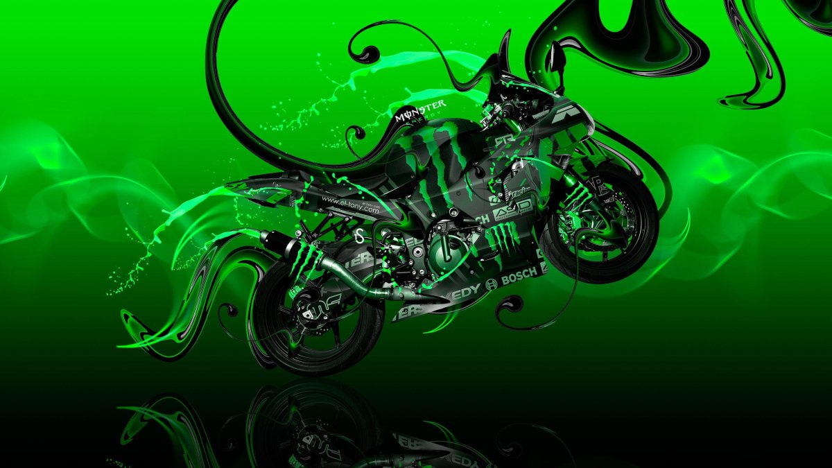 Monster Energy Kawasaki logo