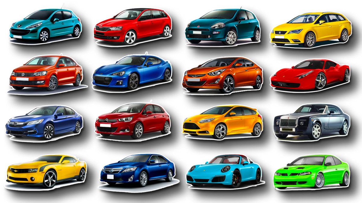 Рисунки автомобилей разных марок