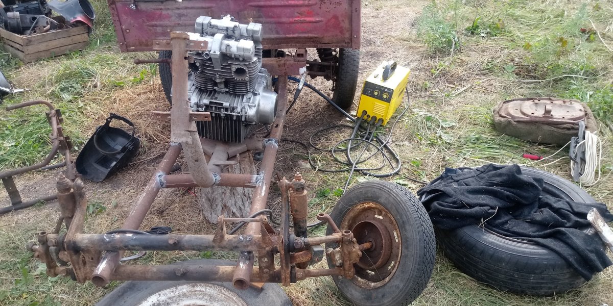 Двигатель от инвалидки на муравей