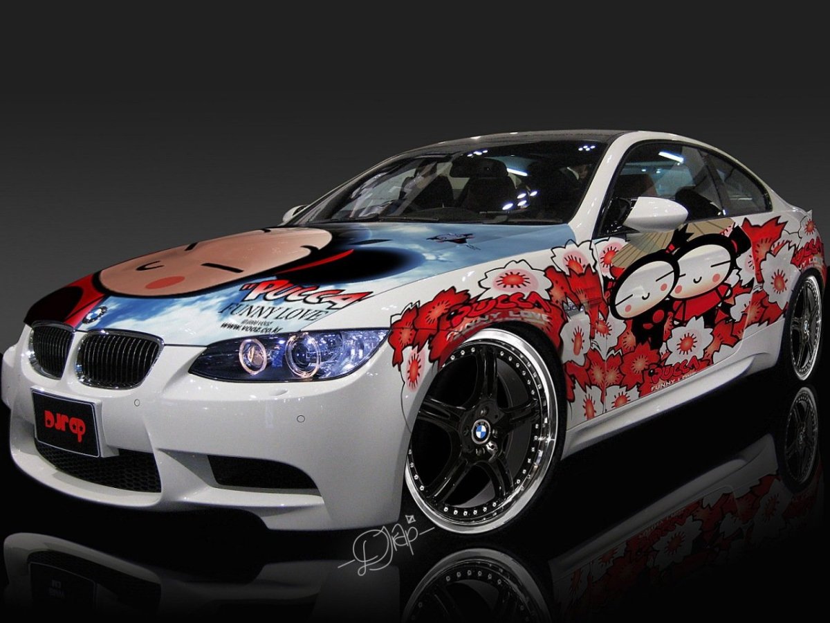 Винилография на авто в японском стиле