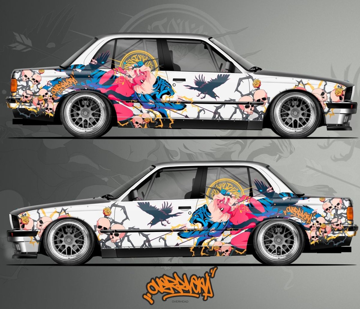 БМВ е30 винилы дрифт