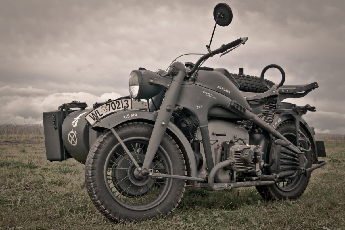 Немецкий мотоцикл цундап