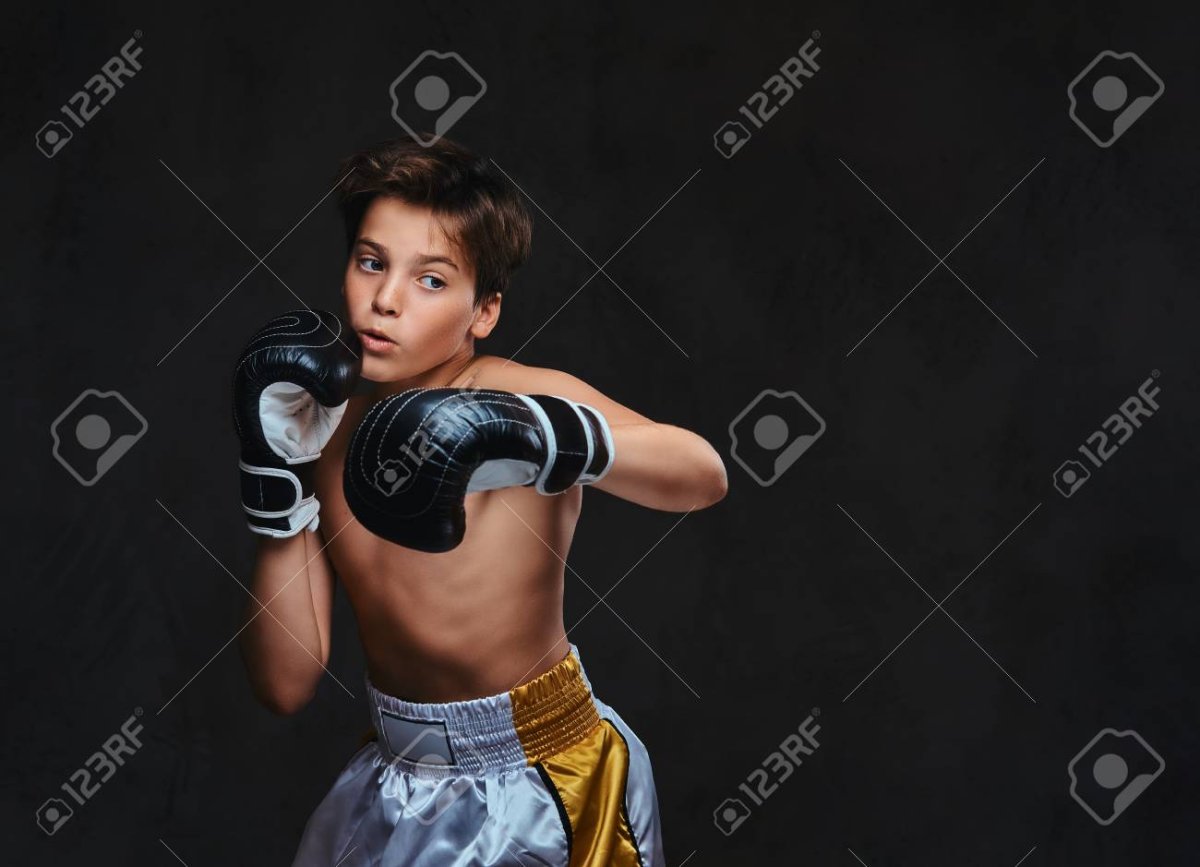 Boxing boy
