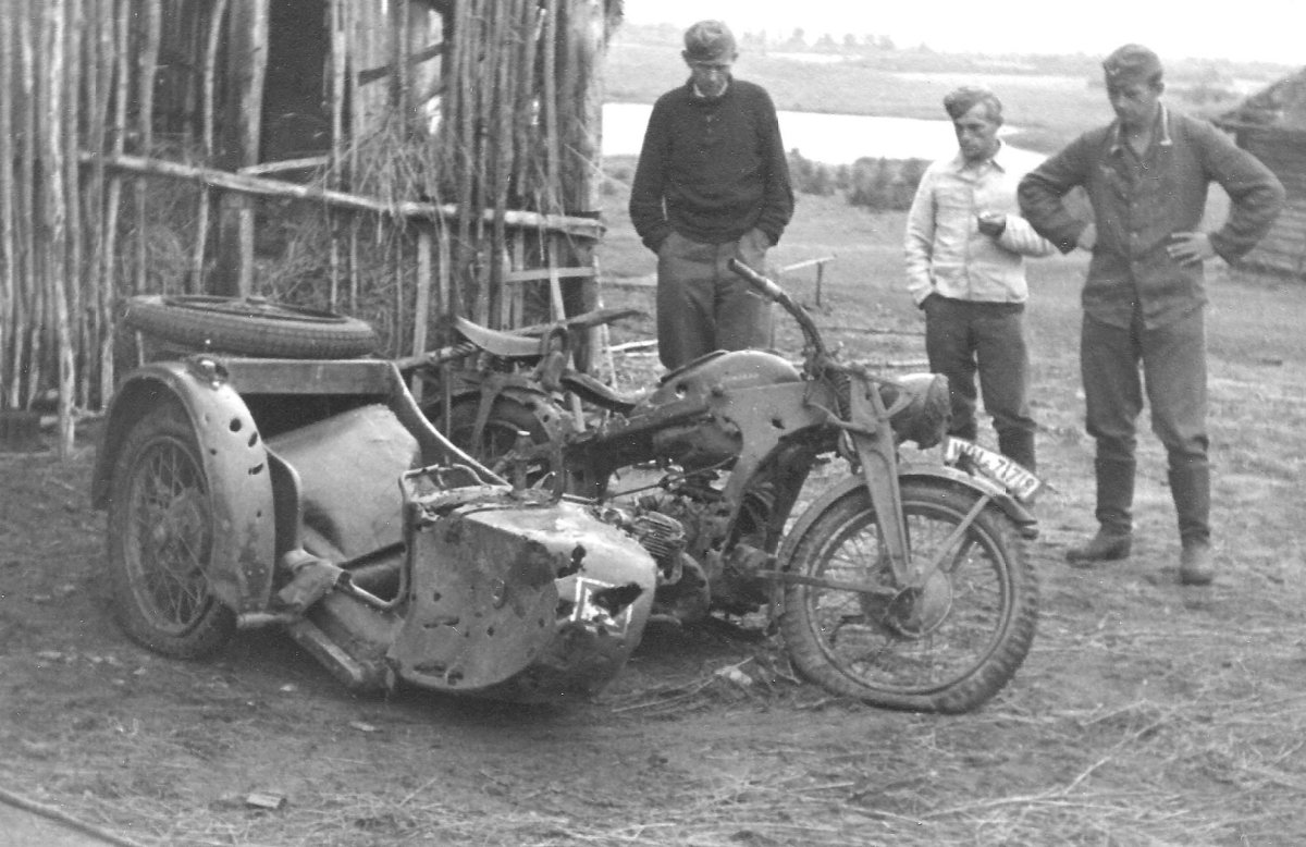 Мотоциклы вермахта времен Великой Отечественной войны