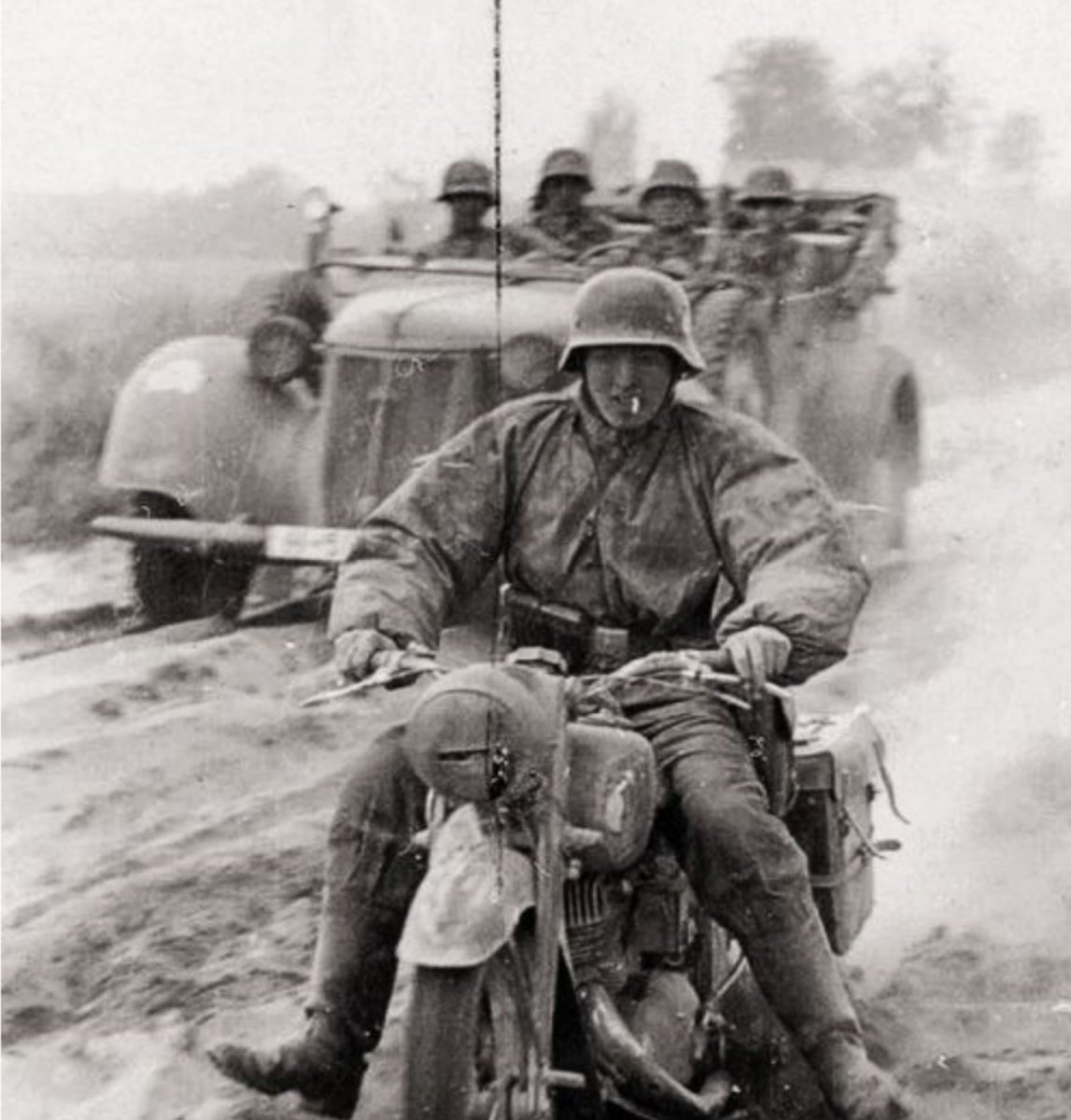 Мотоциклы вермахта второй мировой войны на Восточном фронте