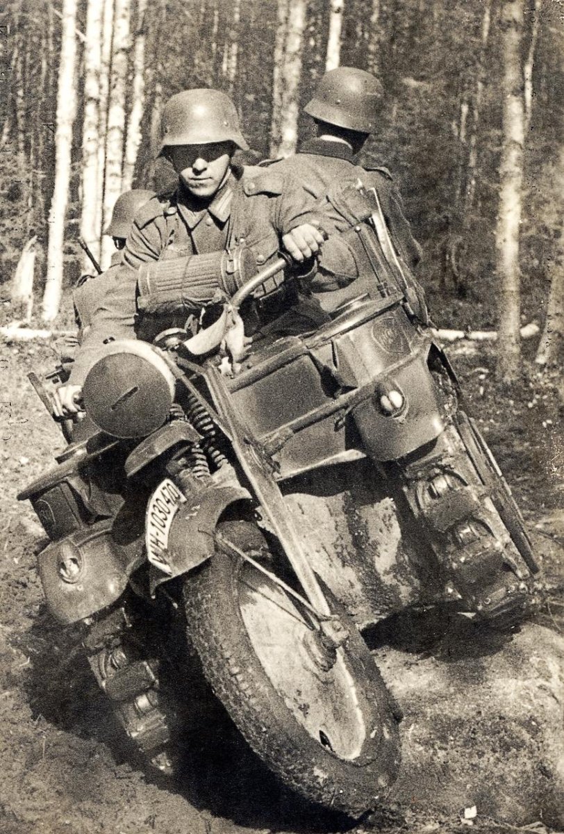 Немецкий мотоцикл 2-й мировой войны 1941 1945