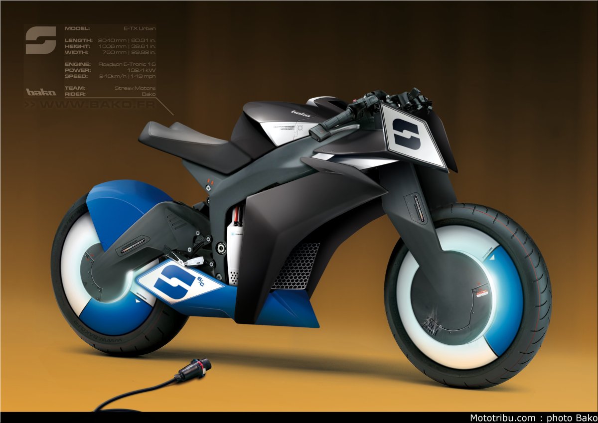 Мотоцикл будущего кросс