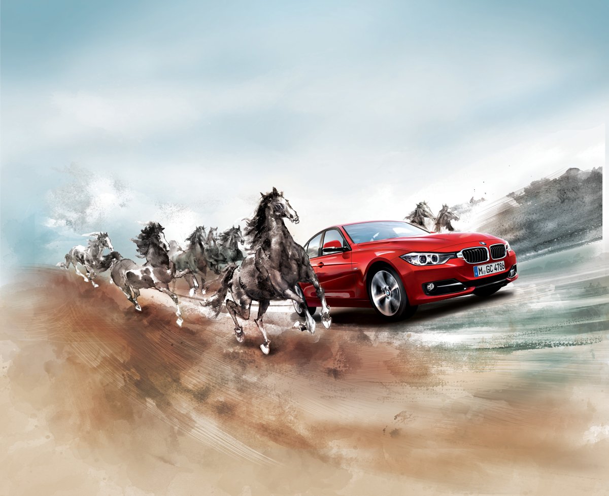 BMW лошадь