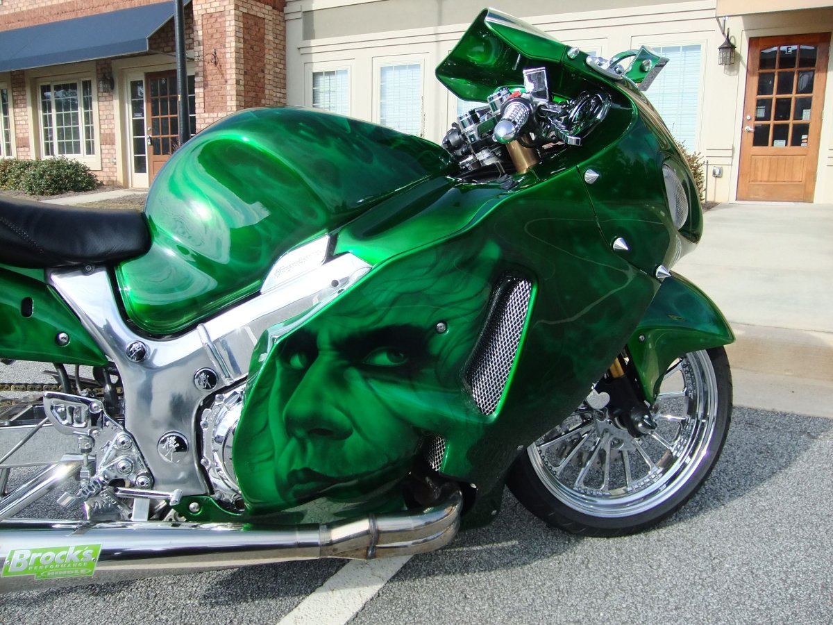 Зеленый Кэнди цвет мотоцикл