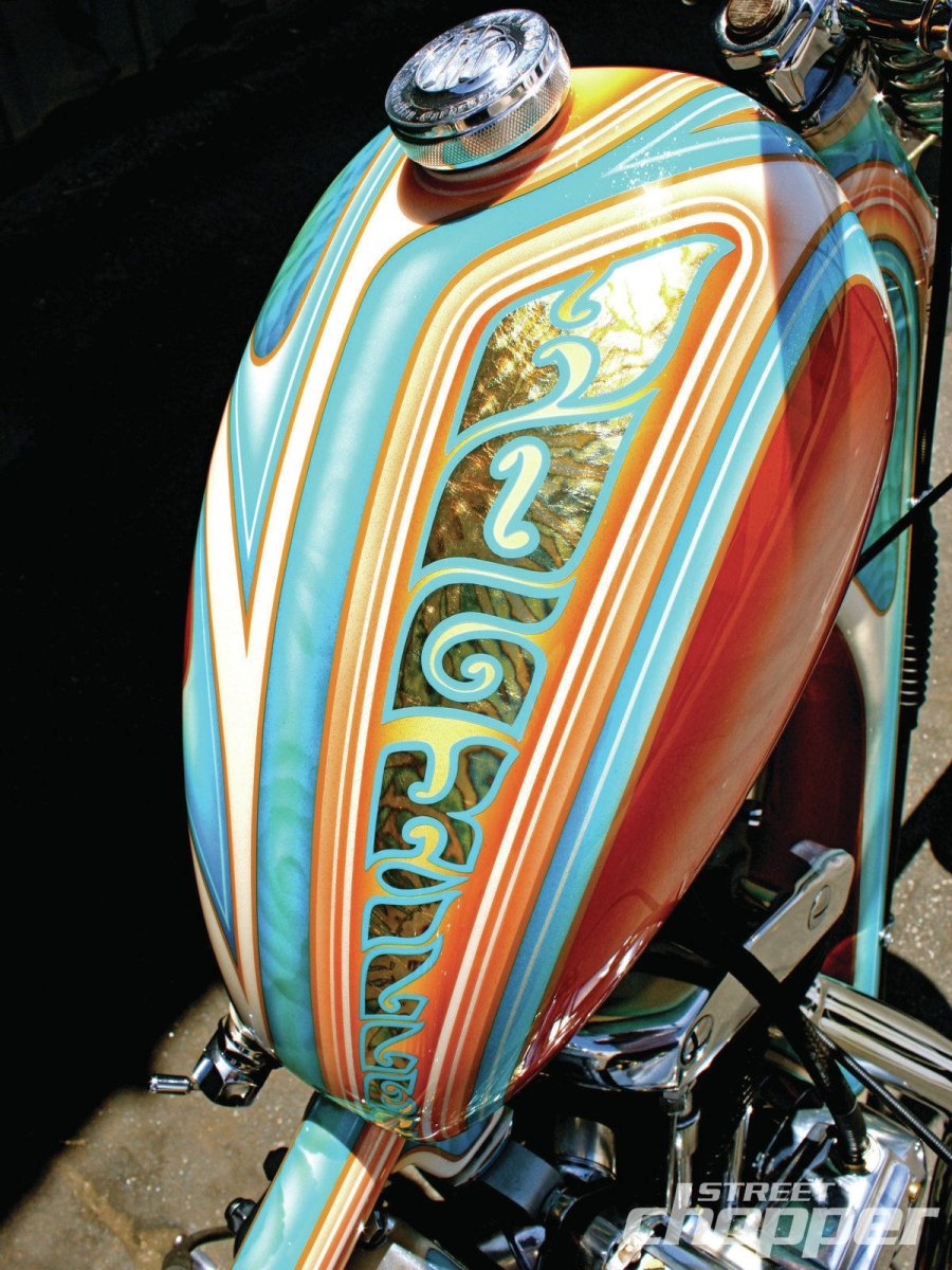 Покраска бака мотоцикла