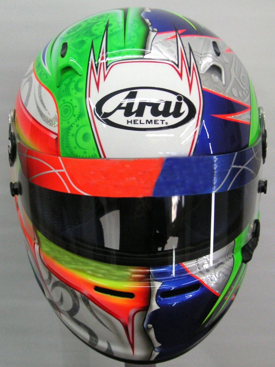 Шлем с цветным стеклом
