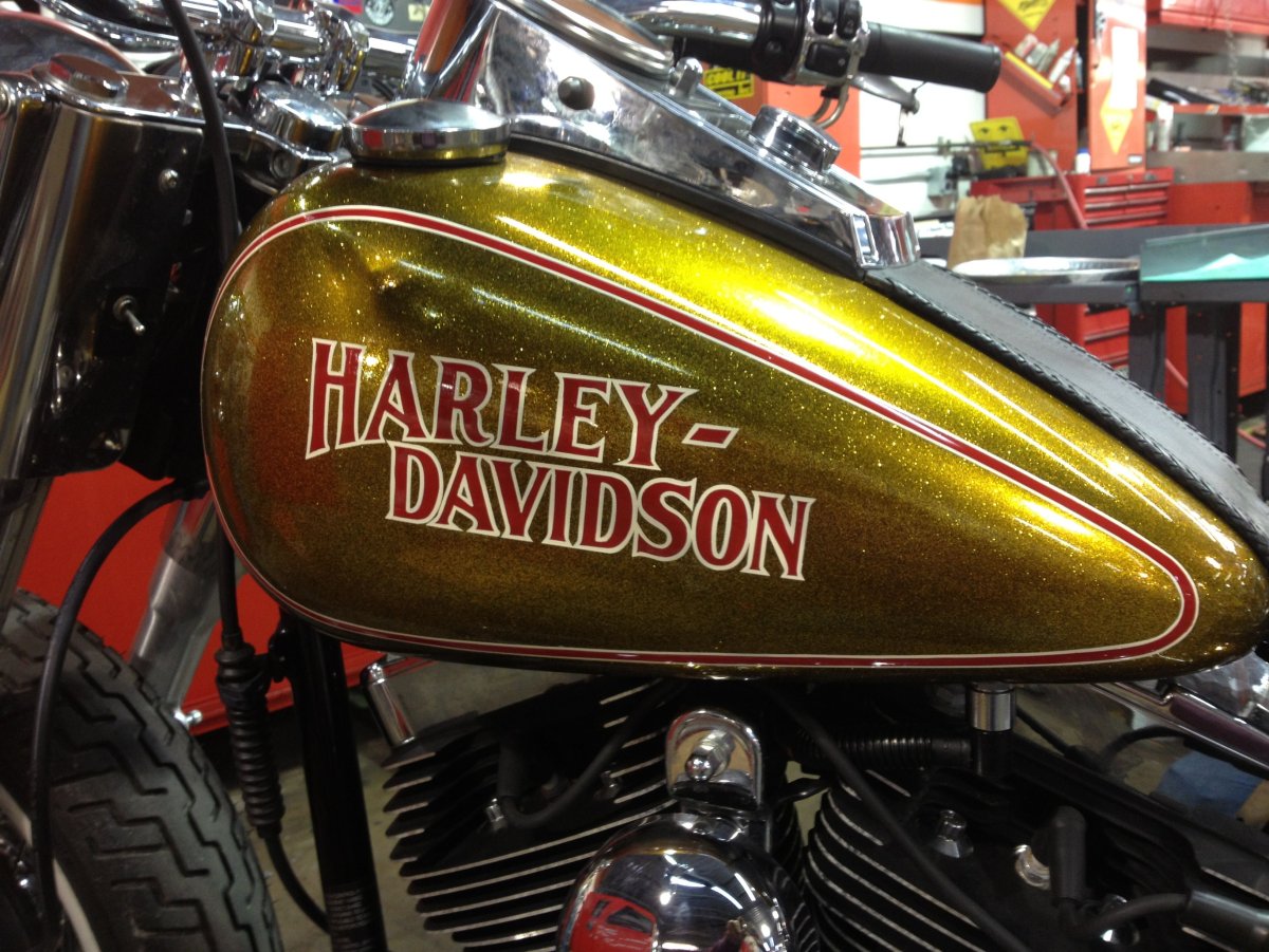 Custom Paints Flakes Harley Davidson