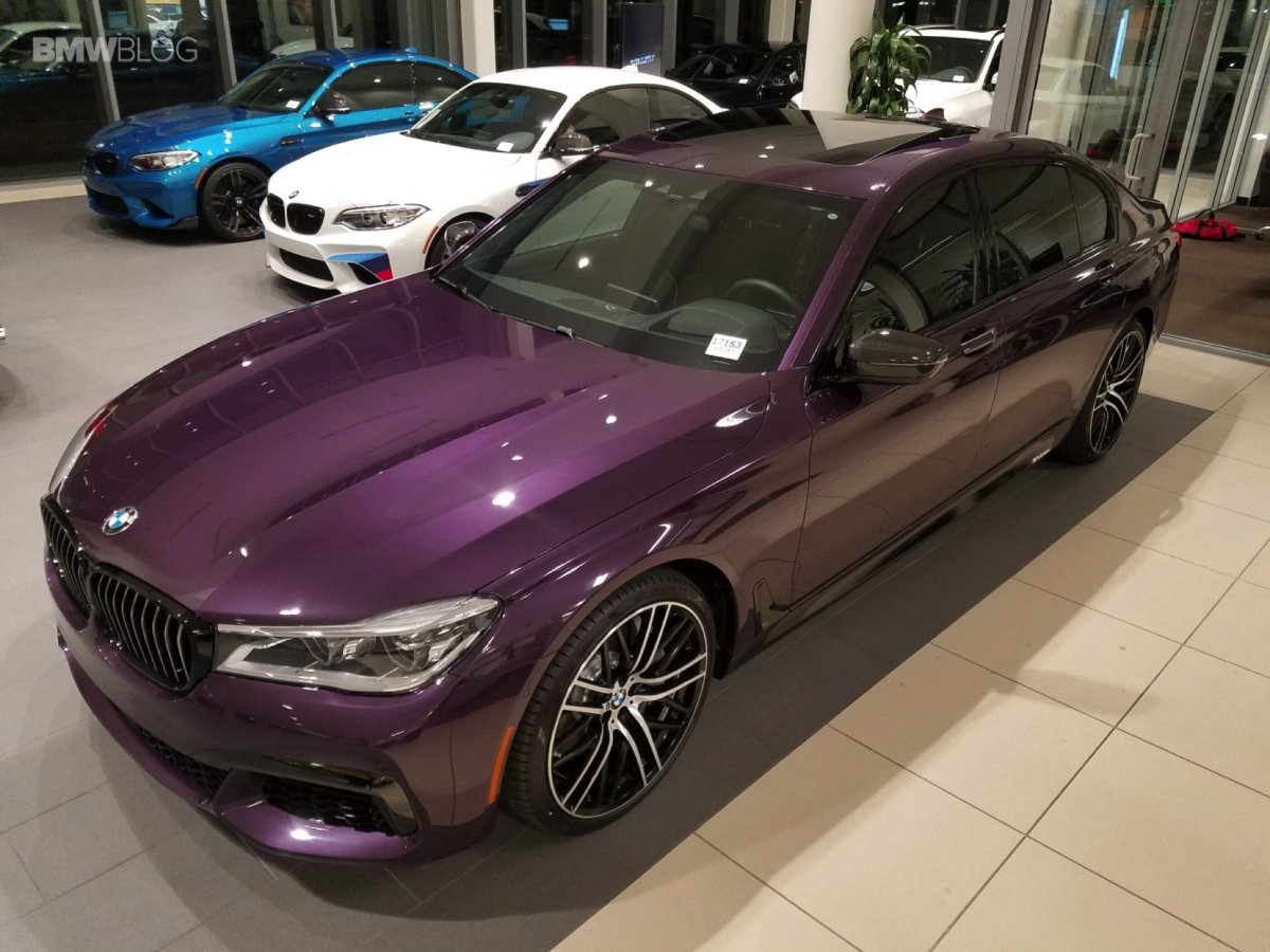 BMW m5 Purple Silk