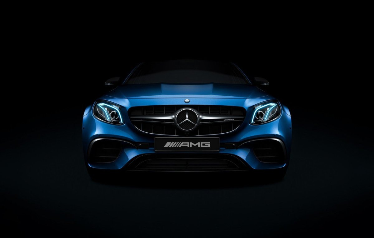 E63 AMG фары