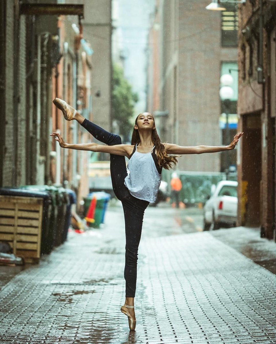 Танцоры балета на улицах Нью-Йорка фотограф Omar z Robles