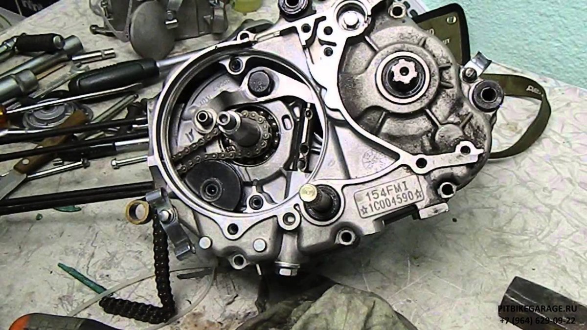 Сборка двигателя мопед Альфа- 50куб