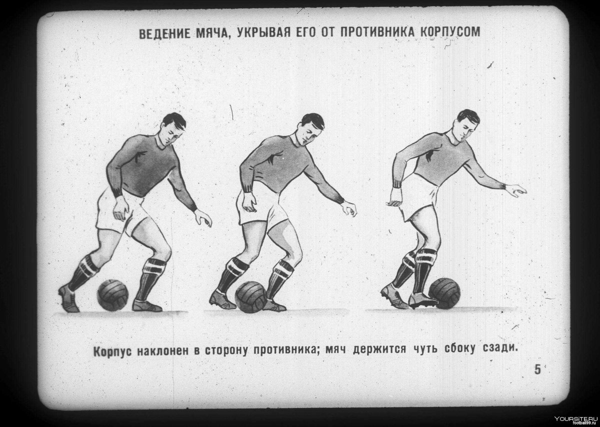Ведение мяча в футболе