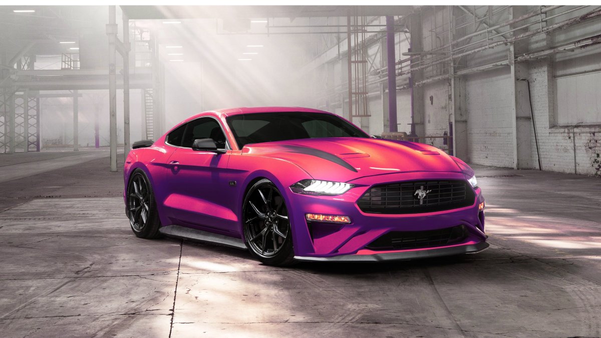 Форд Мустанг 2020 фиолетовый