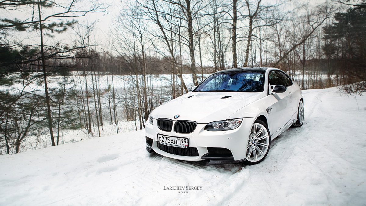 BMW e90 зимой