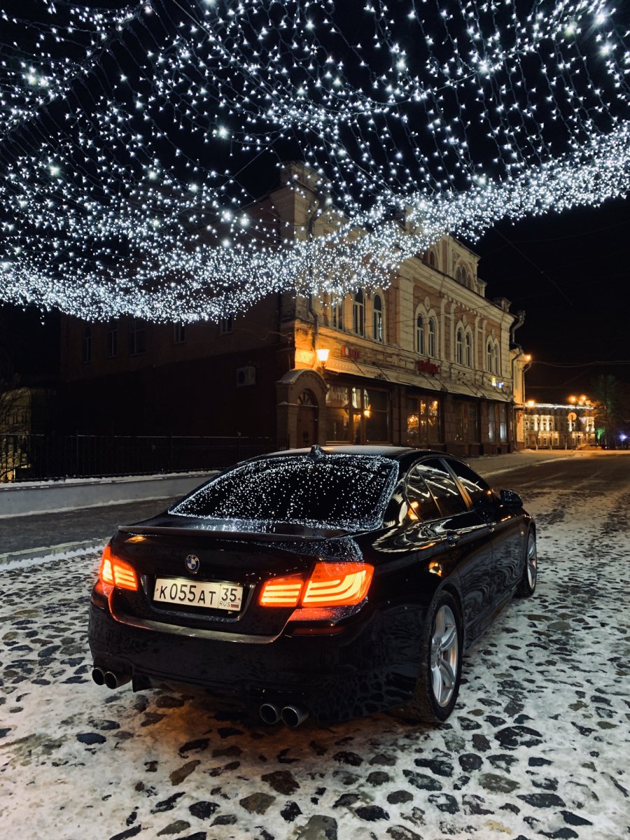 BMW e60 зима