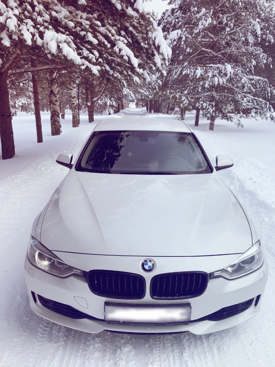 БМВ f30 зимой