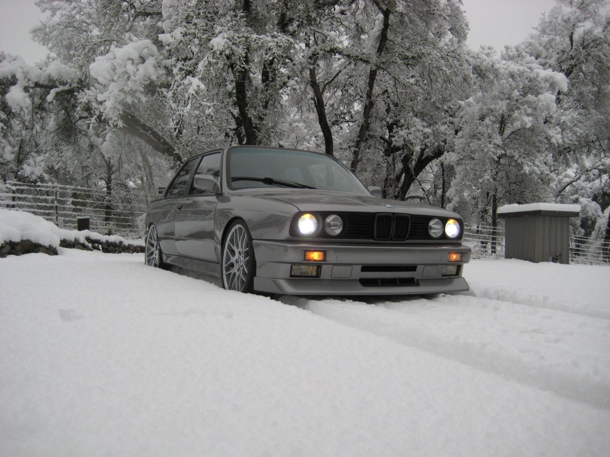 BMW e34 Winter