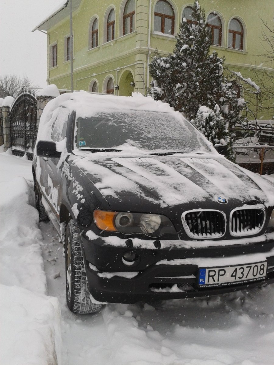 M5 BMW зима РФ
