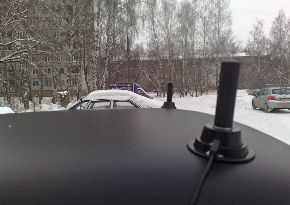 Антенна рожки на ВАЗ 2114