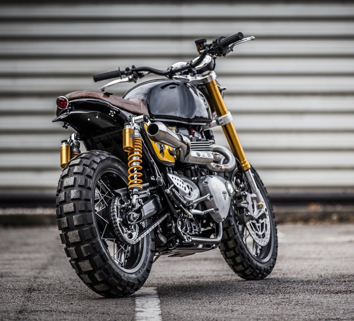 Triumph 110 Scrambler by down and out