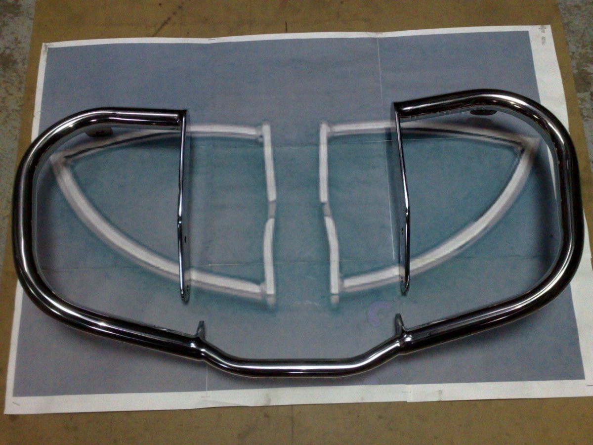 Дуги из полотенцесушителя на мотоцикл