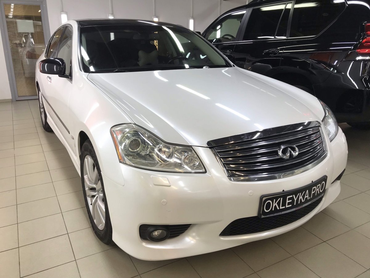 Infiniti m пленка белый перламутр